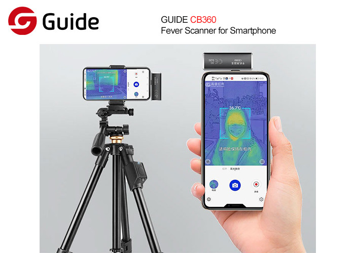 Sistema de seleção infravermelho da febre de Smartphone, precisão da câmera 0,5 C da imagiologia térmica